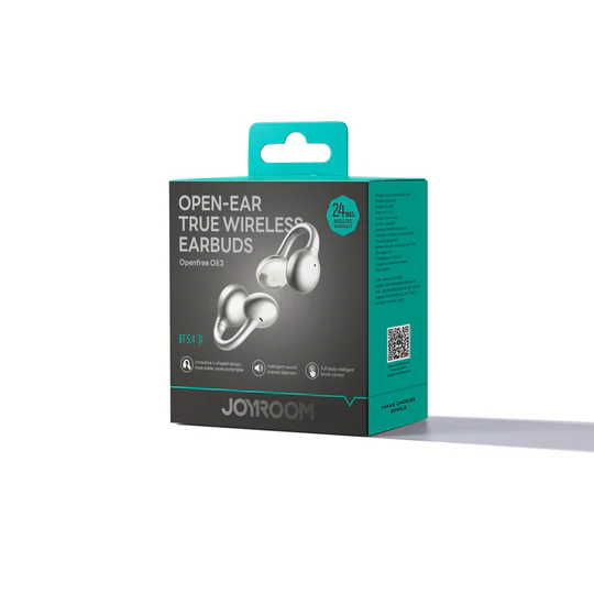 Joyroom JR-OE3 Open-Ear TWS Earphones - Silver Joyroom JR-OE3 Open-Ear TWS Earphones - Silver